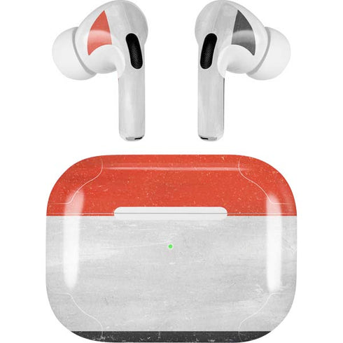 Yemen Flag Distressed AirPods Skins